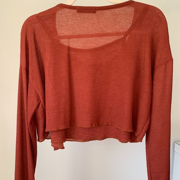 Cropped Tank/Cardigan Set - Picture 2 of 2